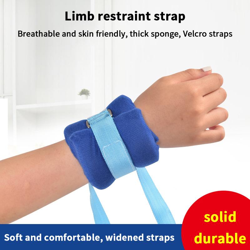 1Pcs Limb Restraint Strap Breathable Patients Hand Feet Fixer Limb Fixed Strap Belt For Elderly Hospital Mental Patient