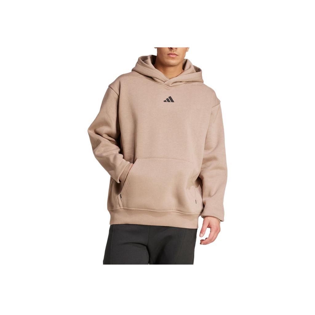 adidas Мужская толстовка Power Oversized Comfortable Loose Hoodie Khaki JZ6250