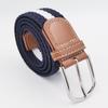 Elastic Elastic Braided Belt Student Canvas Needle Buckle Versatile Belt for Men and Women