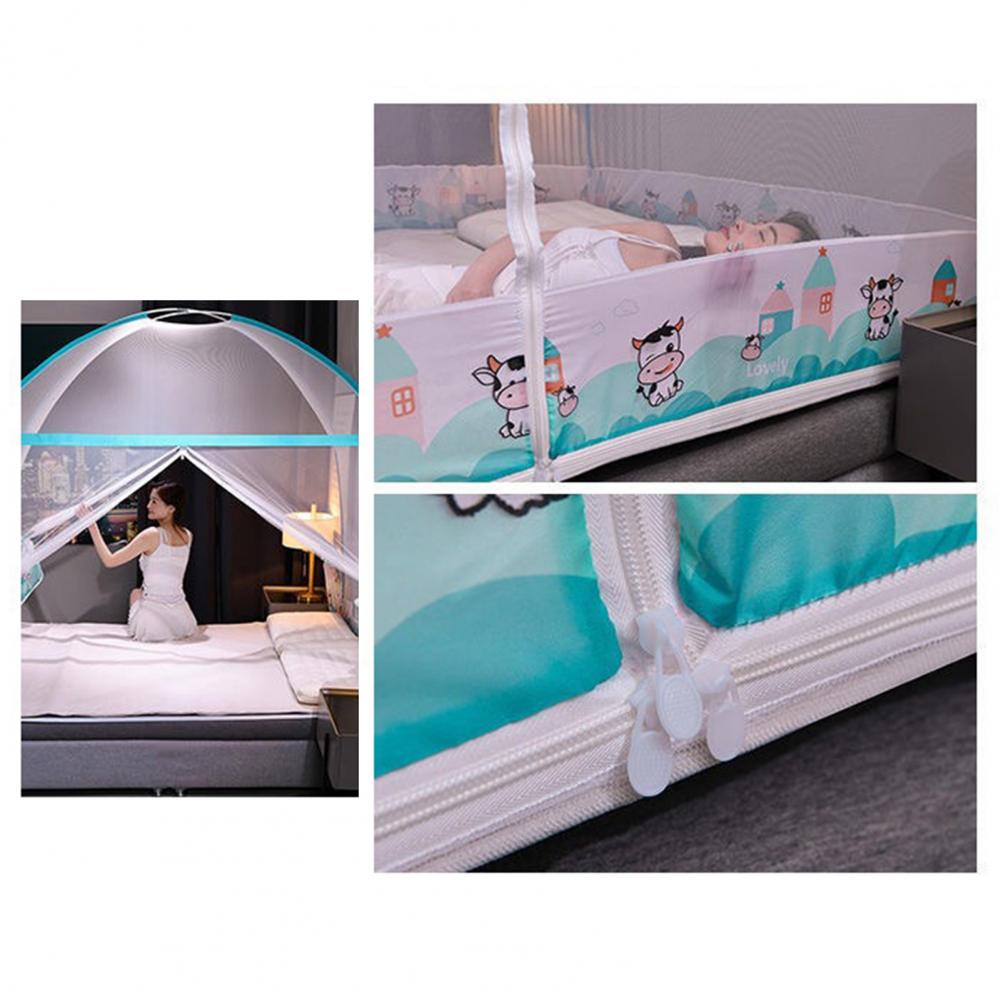 Складная москитная сетка-палатка с застежкой-молнией, быстро открывается, полностью закрывается, защищает от комаров, летний чехол от насекомых