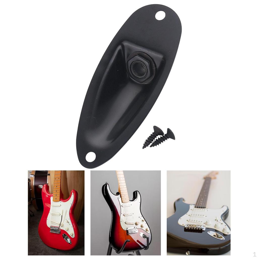 6.35mm Guitar Jack Plate for Electric DIY Assembly