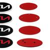 AAOB1 for KIA KN Sportage K2 K3 K5 Sorento RIO Senda Forte Seltos Optima Niro Soul Ceed Car Front Hood Emblem Tail Trunk Badge Sticker