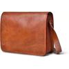 Сумка Кожа Натуральная Мужская Винтажная Дорожная Наплечная для Ноутбука Мужская Коричневая Мессенджер Новая