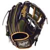 Rawlings HYPER TECH COLOR SYNC Мягкая бейсбольная перчатка для инфилдеров, GR6HTCN62, Черный/Средне-зеленый, 11,25 дюйма, Для правши
