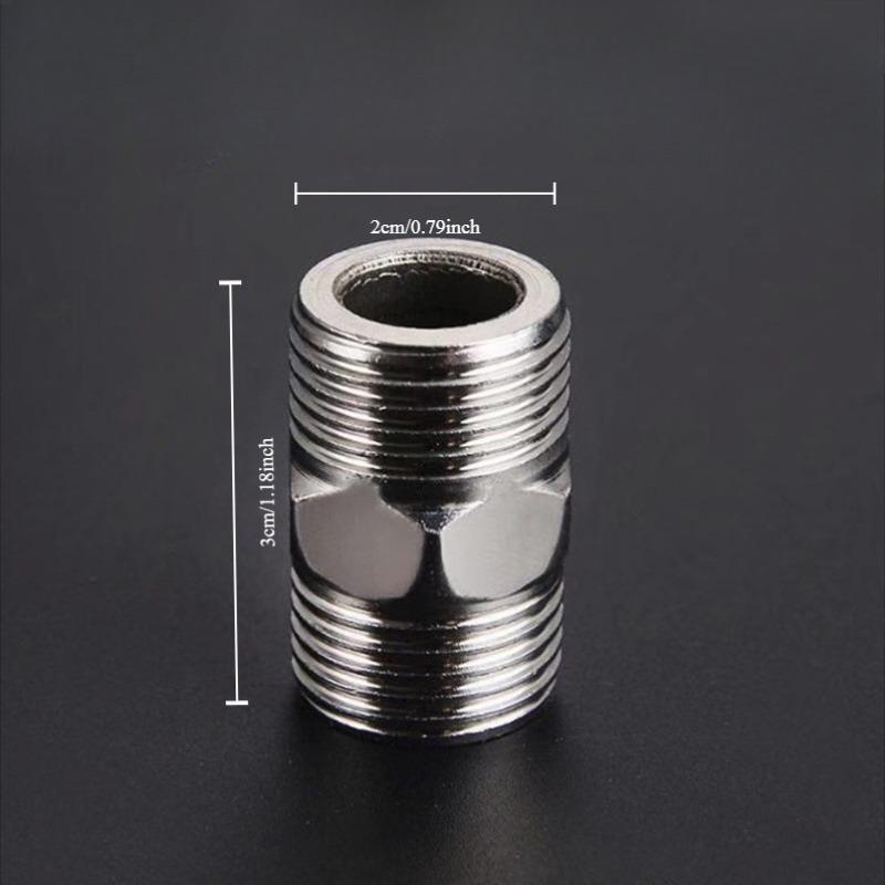 10 шт. Фитинги для водопроводных труб из нержавеющей стали, диаметр от 1/2" до 1/2", не требуют электричества, для аксессуаров для украшения дома