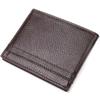 Надежный мужской зажим из натуральной зернистой кожи CANPELLINI Money Clip 21517 Коричневый