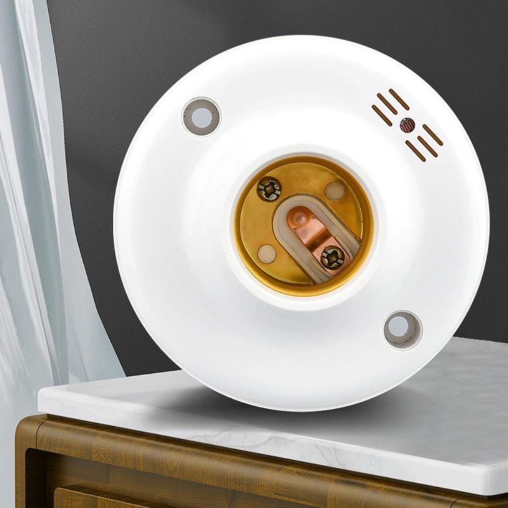 Ceiling Automatic Induction Light Bulb Switch Adapter Lamp Base E27 Lamp Holder LED Bulb Socket