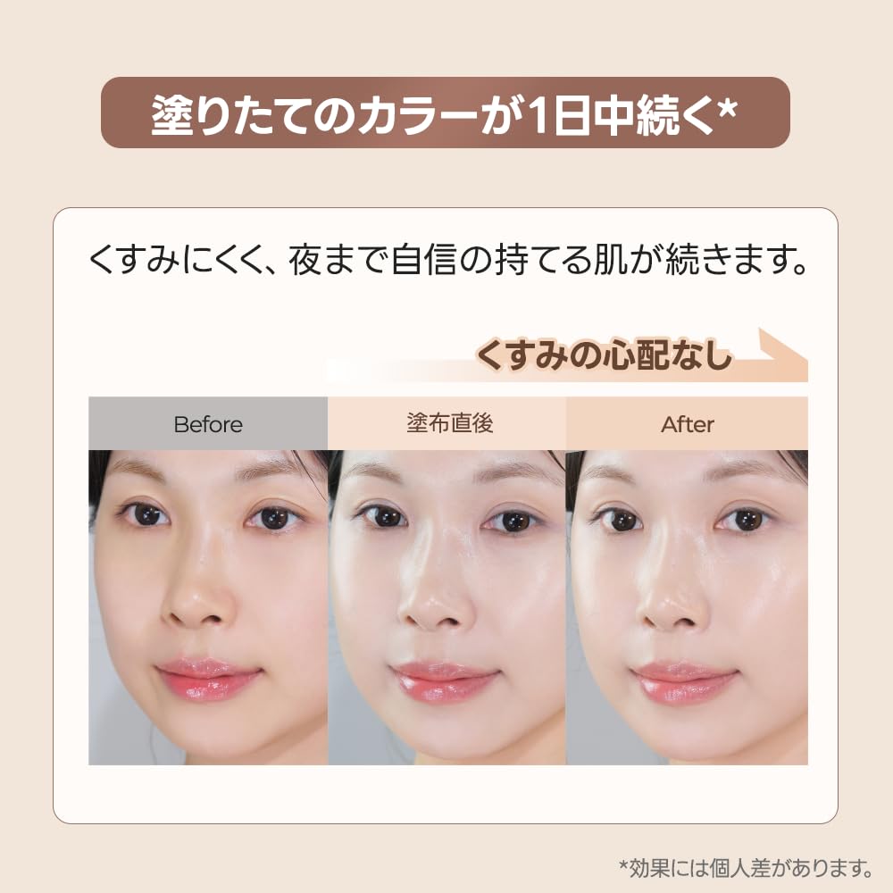 Wakemake Water Glow Coating Balm 03 Натуральный бежевый Корейская косметика Бальзам-основа Сияющая кожа Интенсивное увлажнение Эффект голой кожи Кисть в комплекте