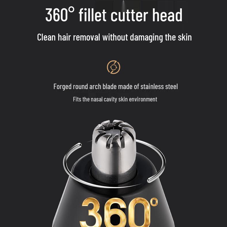 Унисекс Электрический триммер для волос в носу и ножницы для легкого ухода