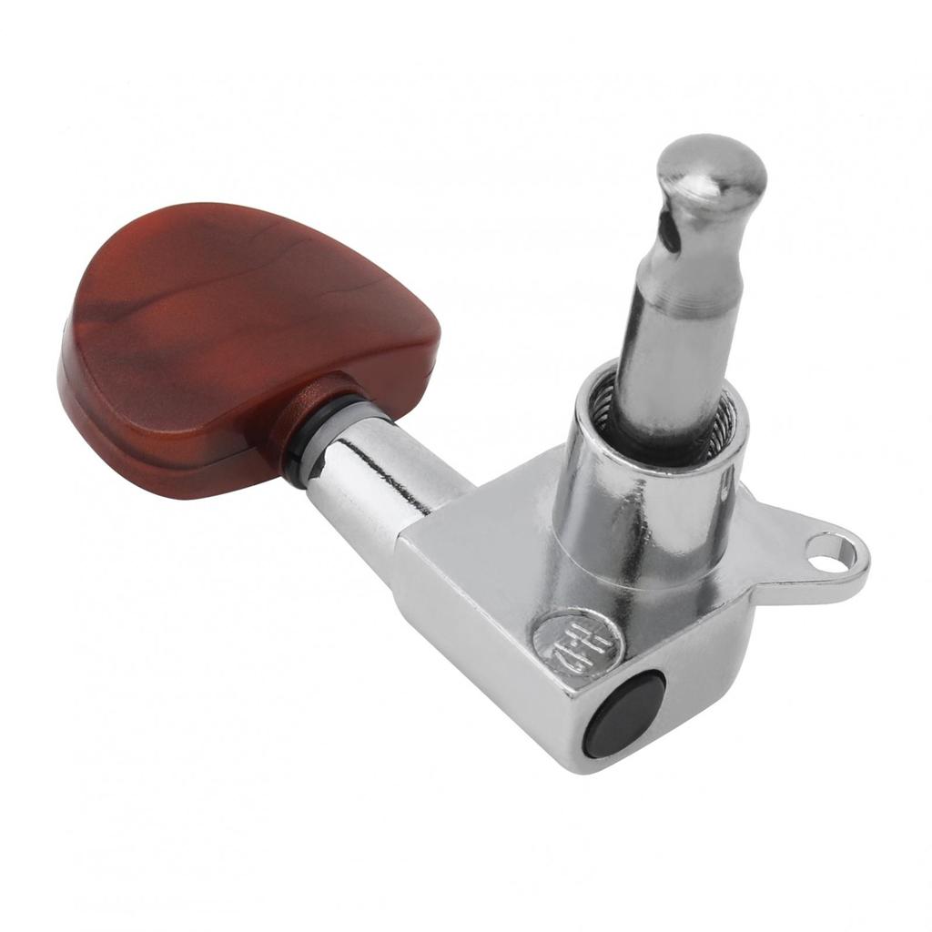 6pcs/lot 3L 3R Sealed Gear Big Oval Button Acoustic Guitar Tuner Pegs