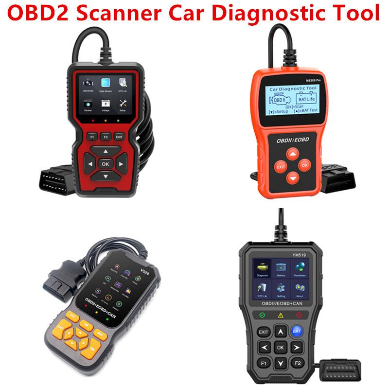 Automatic Scanner For Car Clearing Fault Code Reader OBD2 Check Engine Battery Tester Diagnostic Instrument Multi Languages