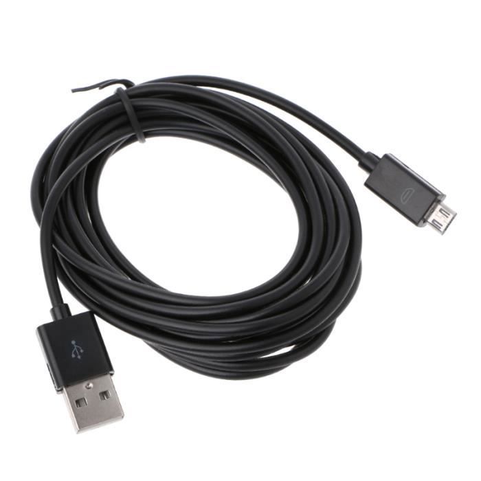 USB Charging Cable - Sony - PS4 - 3M - Black - 2pcs