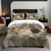 3 предмета Комплект постельного белья с принтом под мрамор без наполнителя Спальня Гостиная Общежитие Разные размеры Машинная стирка