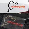 2x автомобильные наклейки 3D 5X3 см полированные хромированные гоночные шоссейные гонки Нюрбургринг забавные наклейки на мотор наклейки виниловые наклейки эмблема