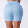 Бесшовные шорты для йоги с высокой талией - Подтягивающие бедра, Трехточечная фитнес-одежда для женщин