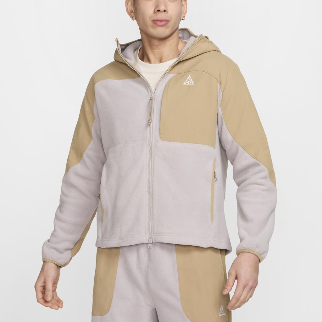 Nike Куртка с капюшоном и длинным рукавом ACG Wolf Tree Logo, мужские куртки, серые HJ2459-297