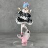 Anime Beautiful Girl Rem Cat-eared Maid PVC Figure New No Box 22.5cm