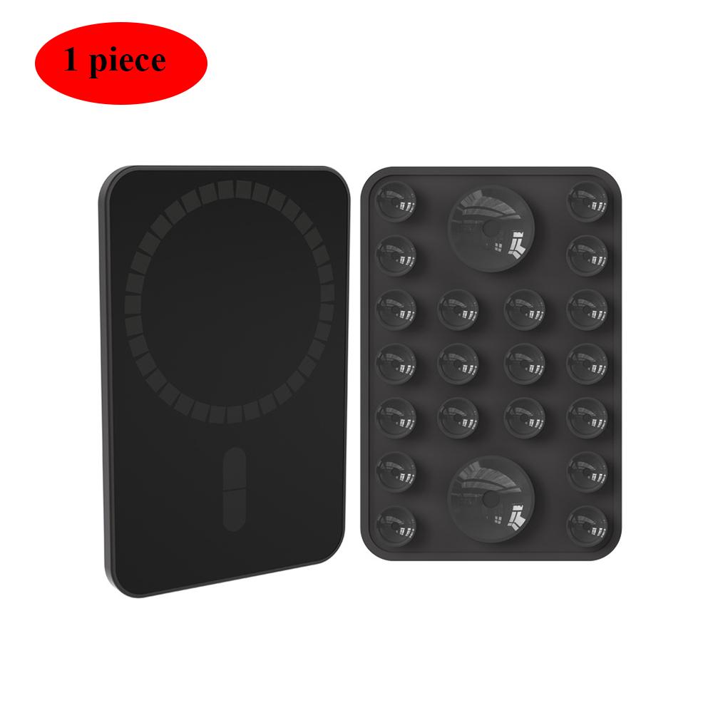 Multi Functional Magnetic Phone Holder with Silicone Suction Cup Portable Handheld Person Stand For Magsafe iPhone 16-12 Mount
