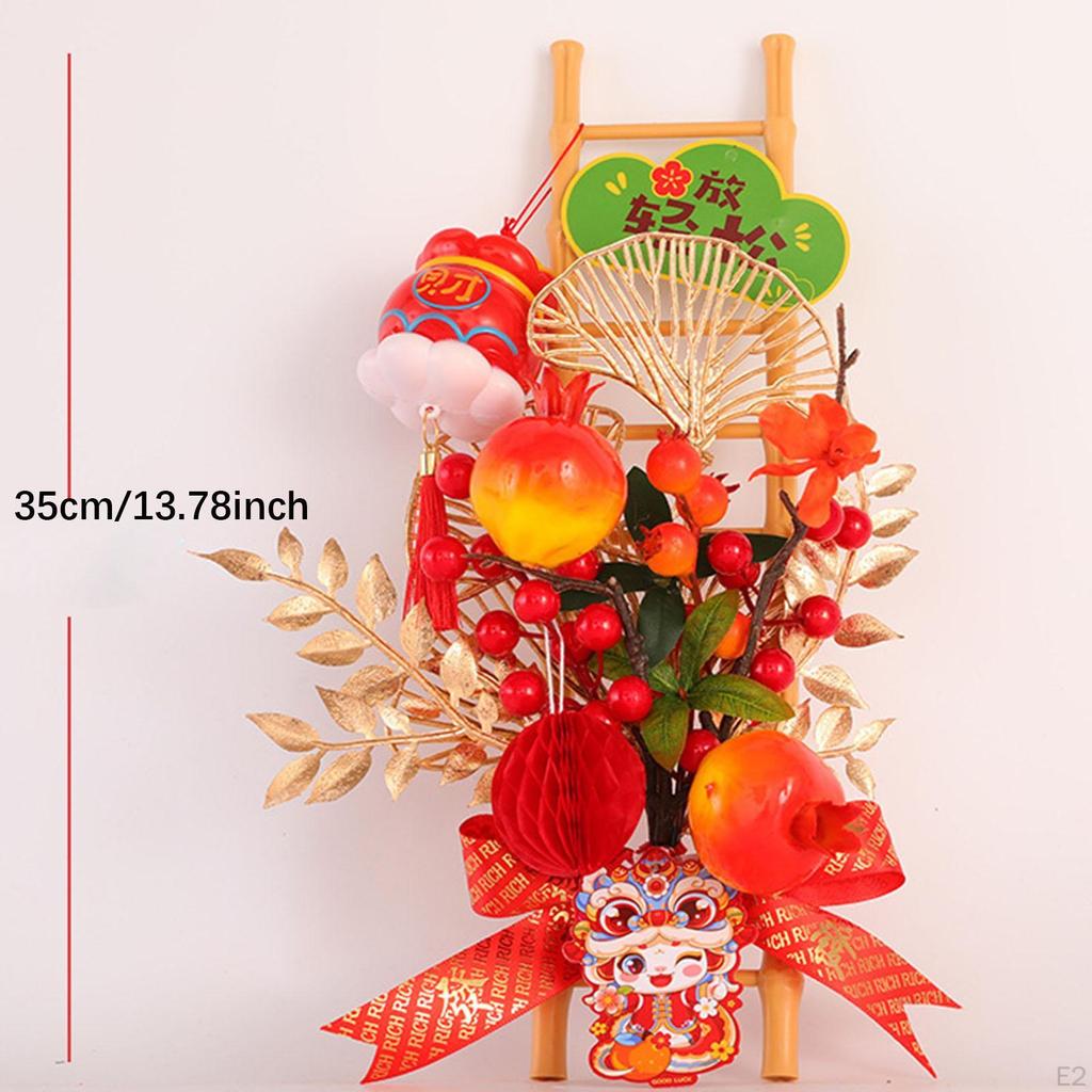 Chinese Year Decoration Blessing Gift Decorative Ladder Table Centerpiece for Party