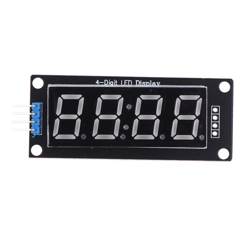 Tm1637 0,56 дюйма, 4-разрядный, светодиодный, цифровой, 7-сегментный, модуль дисплея, светодиодный, модуль платы электронных часов для Arduino