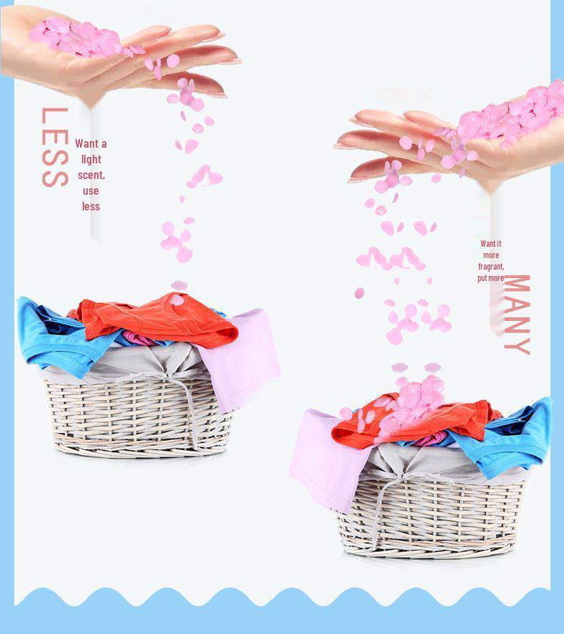 Гелевые бусины для стирки с ароматом, большая упаковка - 72-часовой стойкий свежий аромат, гелевая ароматерапия для одежды