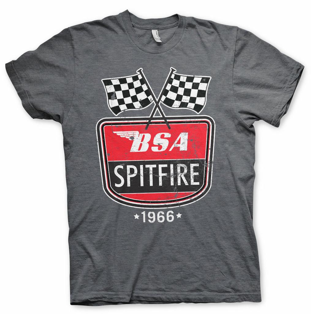 Licenza Ufficiale B.S.A.Motorcycles Spitfire 1966 Uomo T-SHIRT S-XXL Taglie