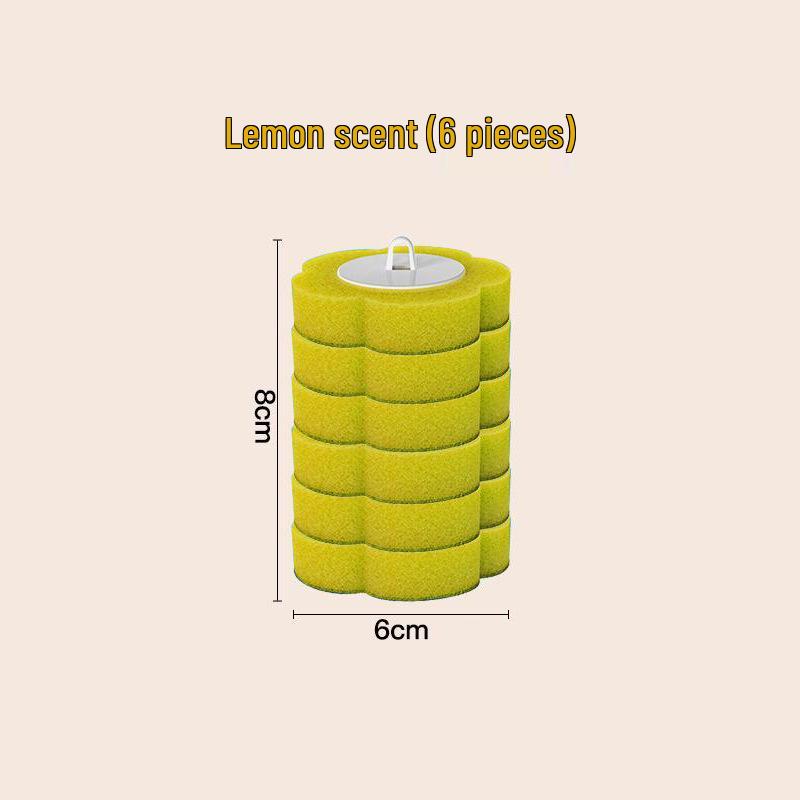 Wall-Mounted Self-Cleaning Toilet Brush Set with Replaceable Head