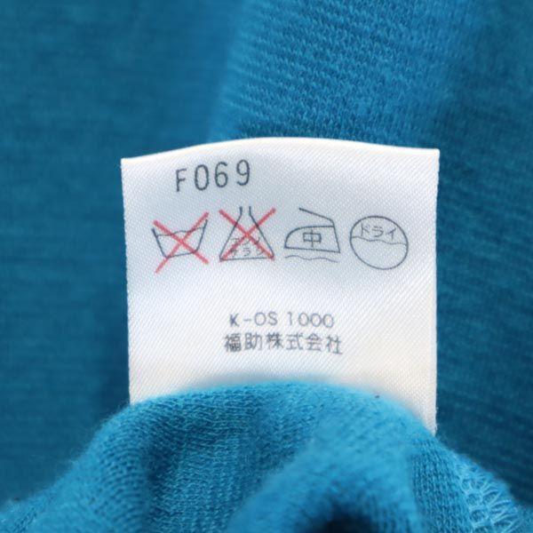 YVES SAINT LAURENT Long sleeve Cut M Blue Ron T Women Used