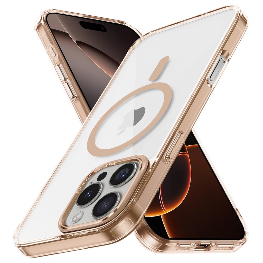 Чехол для iPhone 16 Pro Max, совместимый с MagSafe, прозрачная накладка для телефона из ТПУ+ПК
