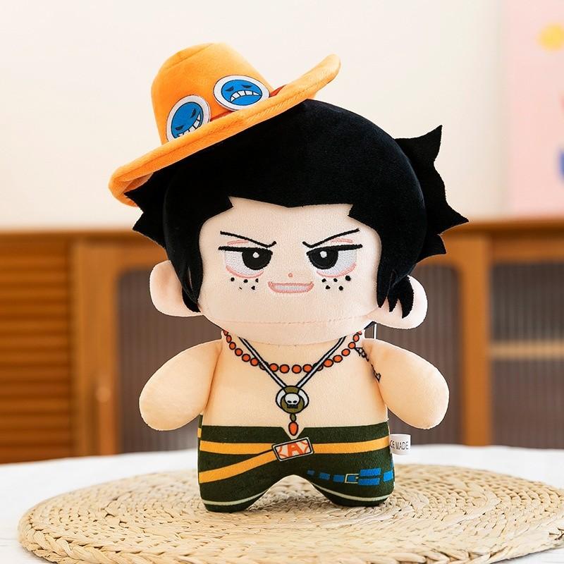 Плюшевая игрушка One Piece Луффи Эйс Зоро Санджи Коллекционный подарок для фанатов