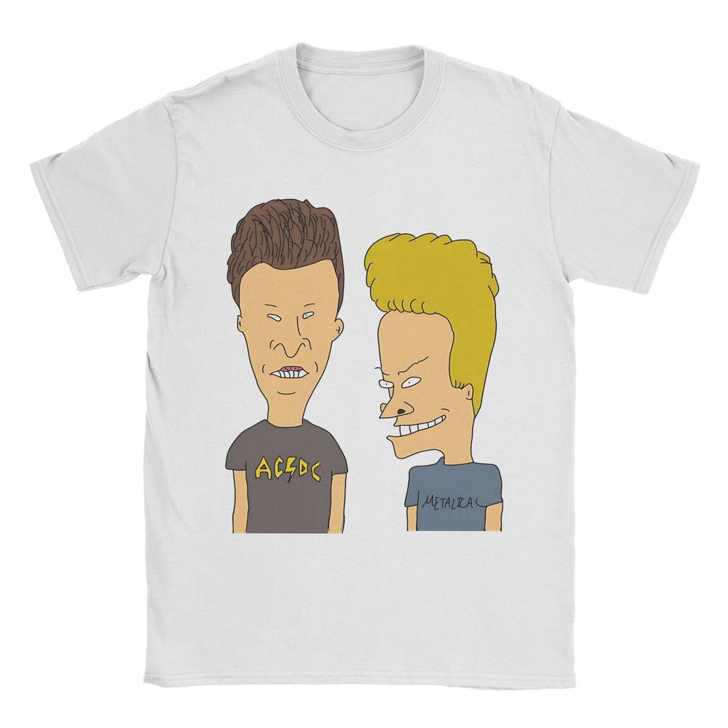 Beavis and Butthead Premium TShirts for Men Women Funny Cotton Tee Shirt O Neck Short Sleeve T Shirt Printed Clothing