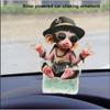 Solar and Battery Dual-purpose Cute and Cool Shaking Head Ornament Toy,suitable for Car Dashboard Decoration,office,home Decoration,decompression Toys