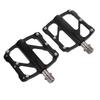 1Pair Bike Flat Platform Pedals Mountain Road Bicycle Aluminum Ultra Light with 3 Bearings for Replacement