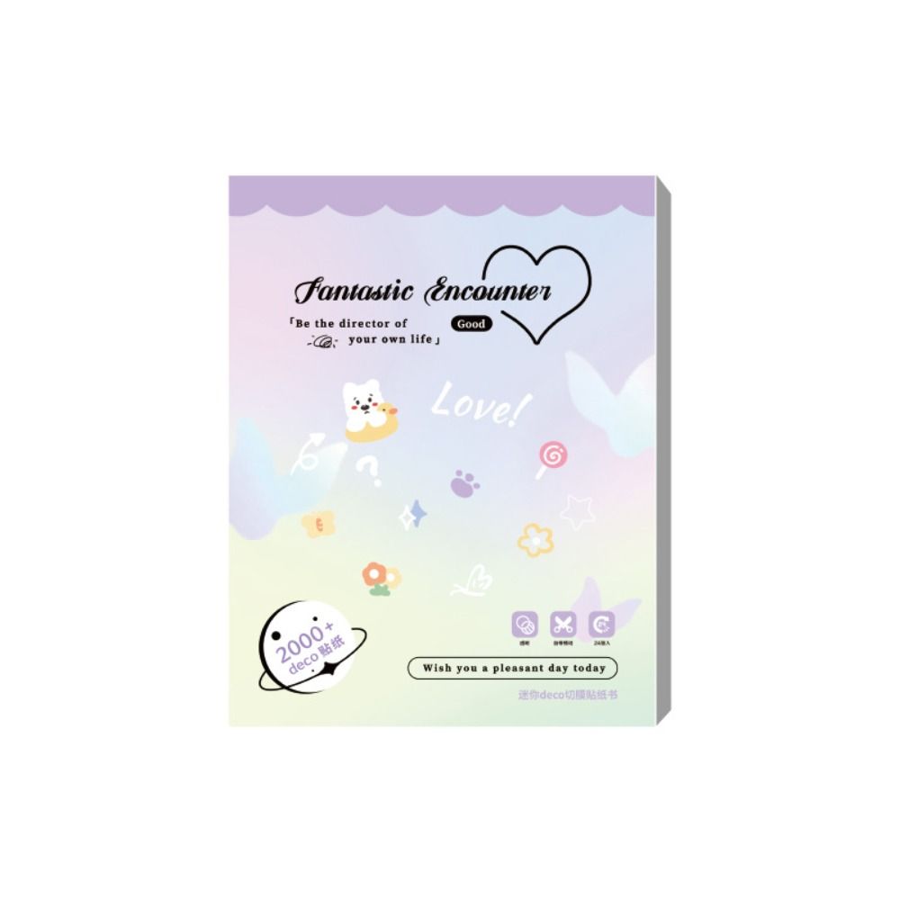 24Pcs/Set Self Adhesive Nail Sticker Soft Embossed Cartoon Stickers for Nail Art Decoration