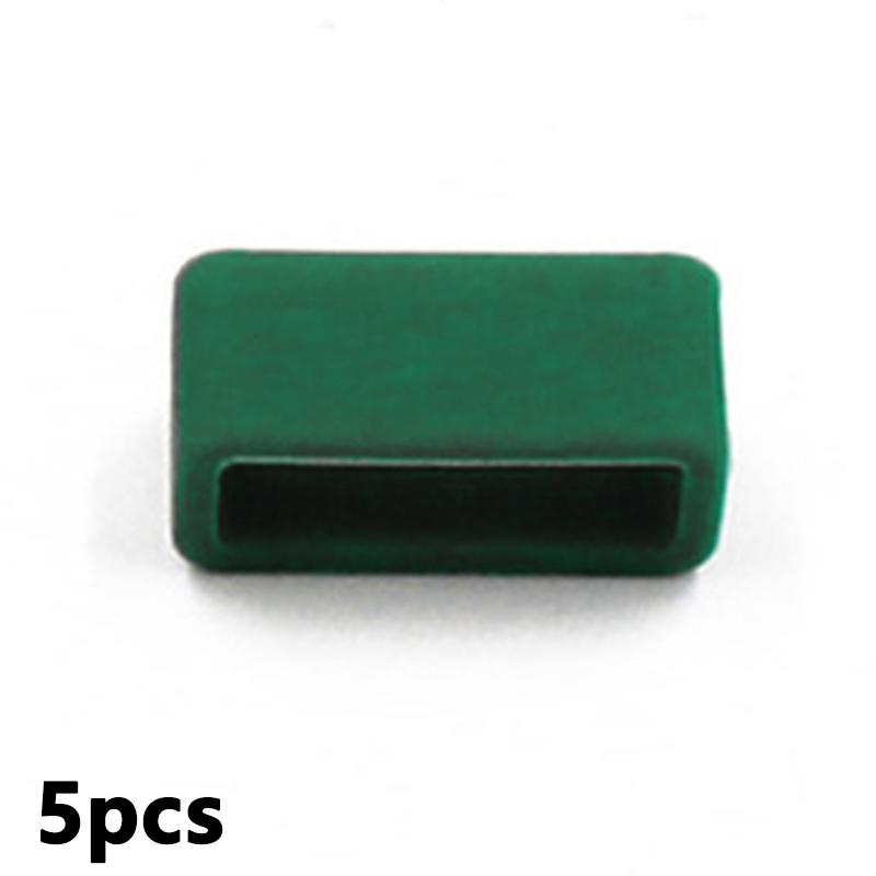 5 шт., пряжка, силиконовый ободок, ремешки для часов, фиксирующая пряжка, активное кольцо, ремешок, петля, аксессуары для часов