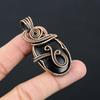 Shungite Gemstone Handmade Pure Copper Wire Wrapped Pendant Jewelry For Memorial Day