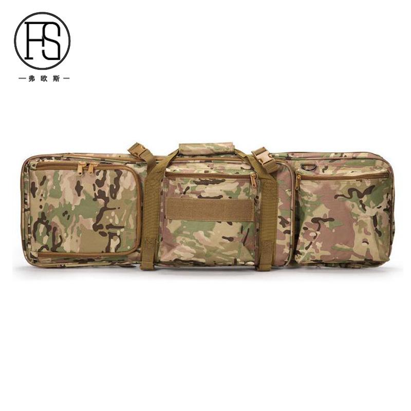 Tactical M4 Gun Bag 85cm Double Shoulder Outdoor Army Fan Bag Jinming M4 Portable Multifunctional Camo Bag Fishing Gear Bag