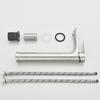 304 Stainless Steel Bathroom Faucets Deck Mounted Hot Cold Mixer Tap Single Cold Lavatory Washing Basin Sink Faucet