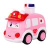 Plastic Pressing Police Car Toy For Kids With Push Drive And Visual Development