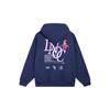 Li Ning Daily Prosperity однотонный свитер с капюшоном и длинными рукавами унисекс-толстовка темно-синего цвета AWDT239-4