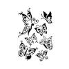 2PCS Fashion Embossing Decorative Paper Cards Butterfly Stencils Stamps Album Scrapbooking