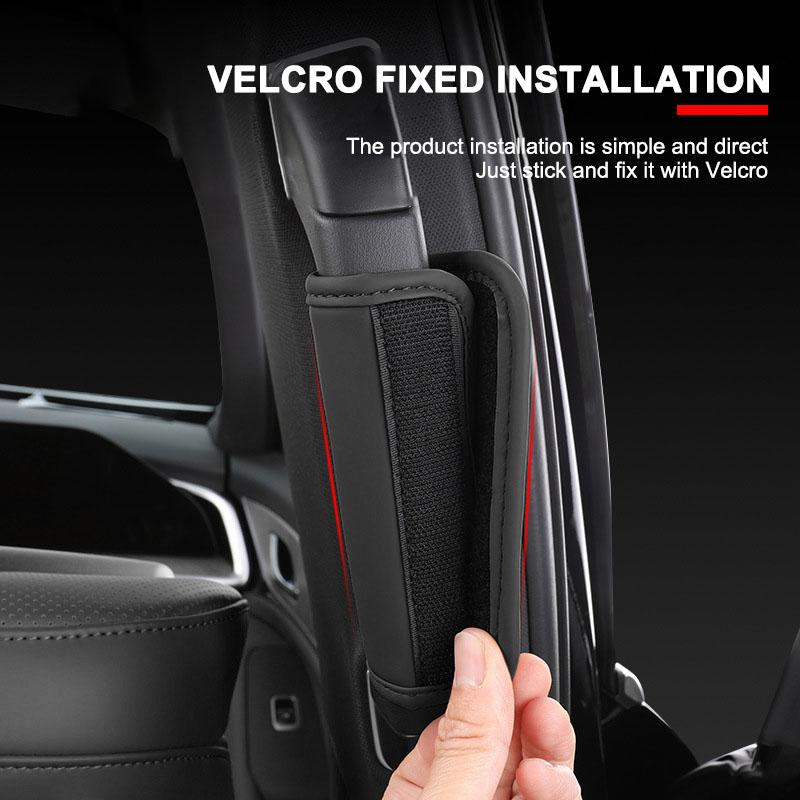 M LOGO Car Leather Roof Handle Anti-Scratch Protector Mat Accessories For BMW E46 E39 E90 E60 E36 F30 F10 E34 E30 F20 E92 M3 M4 M5 X3 X4 X5 X6 X7