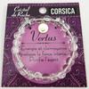 [R2347] - Designer Bracelet 'Corsica' Rock Crystal - 8 Mm