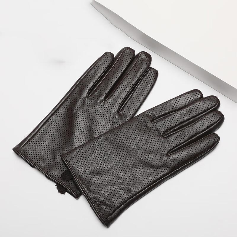 Овчина мужские осенние полые перчатки из натуральной кожи мужские зимние перчатки для вождения мотоцикла из натуральной кожи