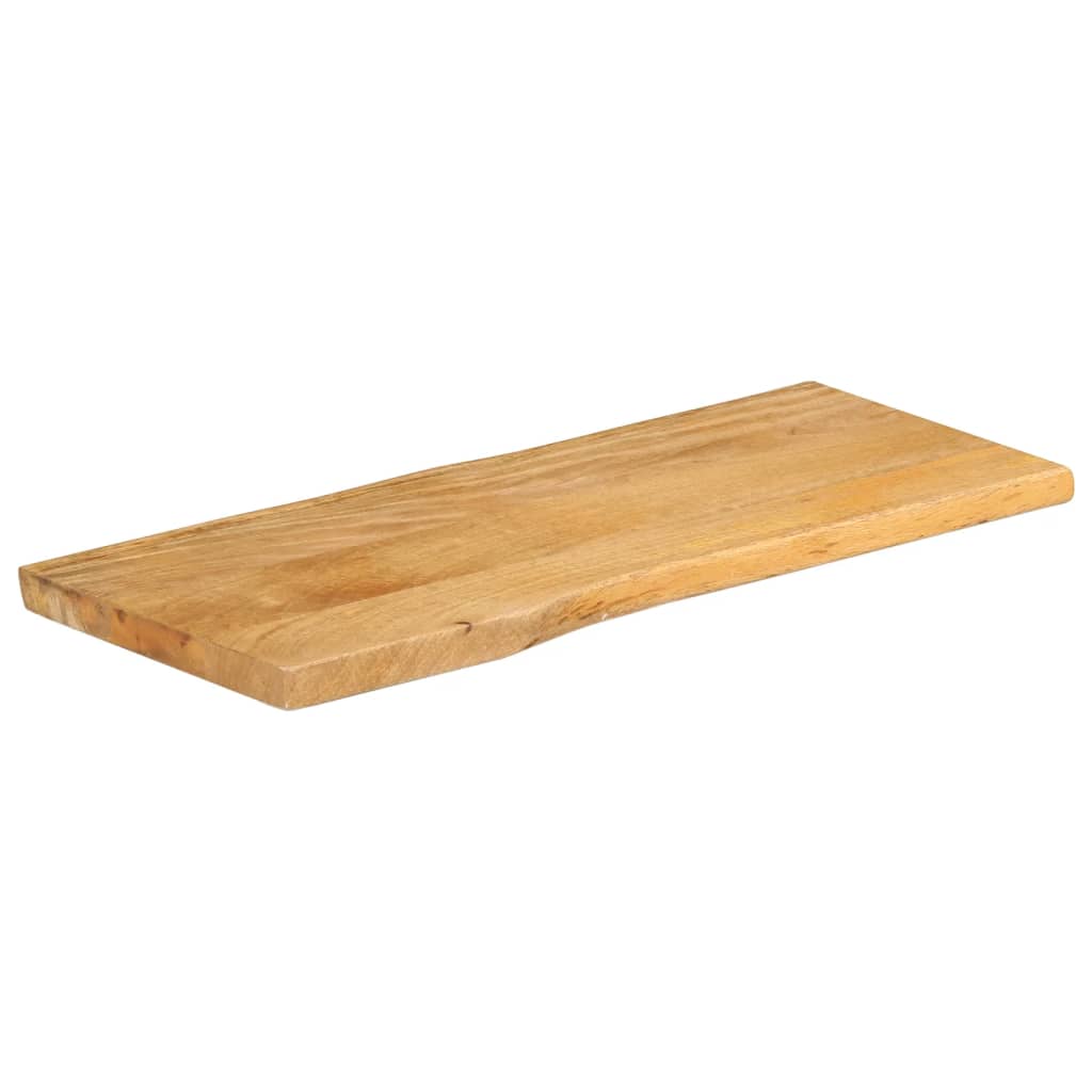 Live Edge Table Top 90x40x2.5 cm Solid Mango Wood