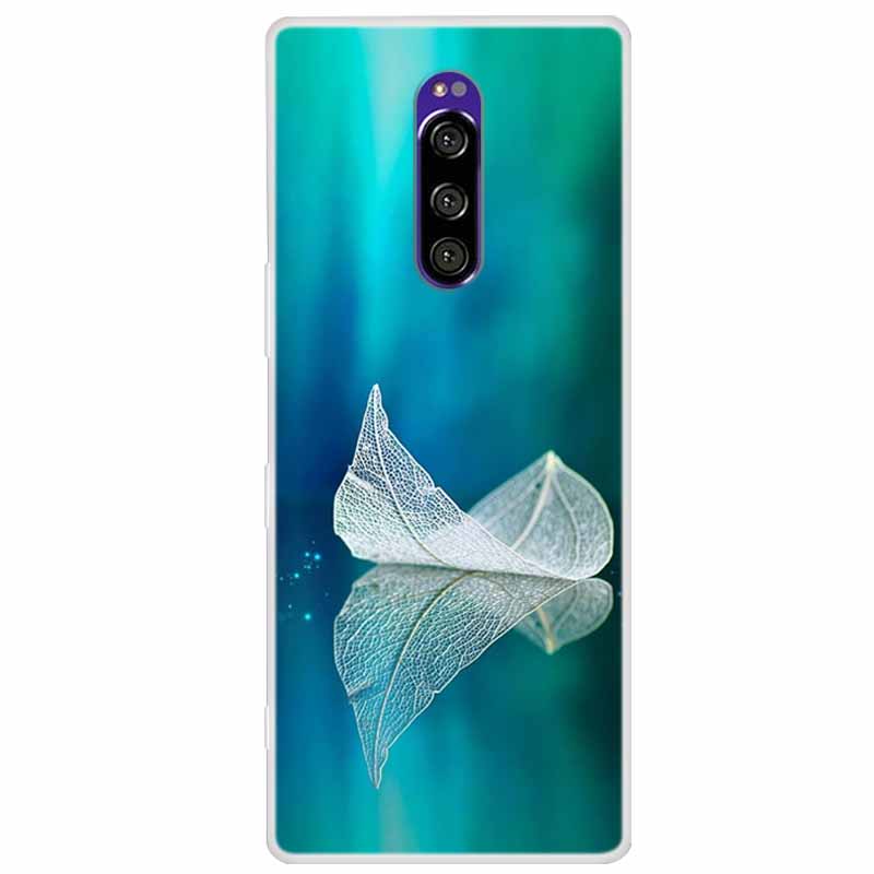 Мягкий силиконовый чехол для Sony Xperia 1 Чехол Модный прозрачный чехол с тигром для Sony Xperia1 XZ4 SO-03L SOV40 J8110 Бамперы
