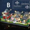 Miniature Building Blocks of Classical Gardens In Suzhou, China, Architectural Models, Large Houses, Collection Ornaments