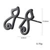 Xiaomi Skyrim Cute Animal Stud Earrings Flamingo Hedgehog Deer Chihuahua Rhinoceros Cat Fish Dog Paw Black Stainless Steel Earring Gift