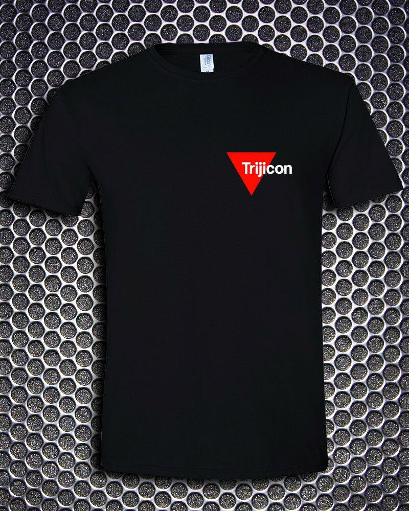 Черная футболка унисекс Trijicon Pocket Acog Tars Accupoint Accupower Firearms