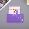 2pcs Lovely Student Writing Aid Ruler Multifunctional Writing Aid Ruler  Office